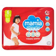 Ultra-dry XL Nappy Pants 32 Pack Size 6 Mamia